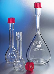 PYREX 500mL EZ Access™ Wide Mouth Volumetric Flask