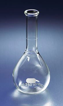 PYREX 250mL Phosphoric Acid Volumetric Flasks, Wid