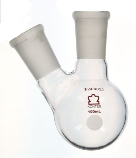 FLK RB 2N ANG 24 C&S 250MLAngled Two Neck Round Bo