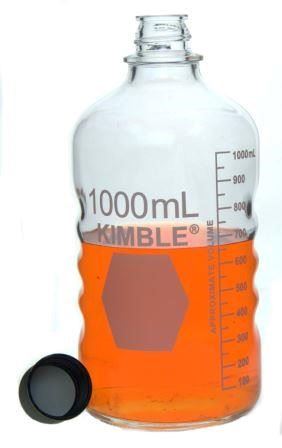 BOTTLE,MEDIA,PTFE/PP CAP38Storage/Media Bottles wi