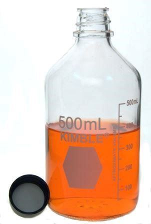 BOTTLE,MEDIA,PTFE/PP CAP33Storage/Media Bottles wi
