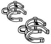 CLAMP N-P STEEL SZ 24 PK/6 Nickel-Plated Standard