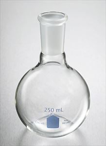 PYREX VISTA 125mL Short Neck Boiling Flask, Flat B