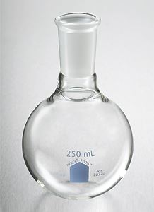 PYREX VISTA 250mL Short Neck Boiling Flask, Round