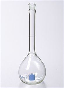 PYREX VISTA 200mL Class A Volumetric Flasks with P