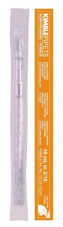 PIPET,SERO,TD,SHORTY,SINGLE,GRN,25MLSterile Dispos