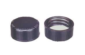 S/T CLOSURE BLPH WH RUBBBlack Phenolic Caps with C