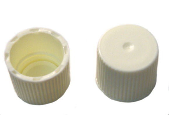 CAP,WHT PP,NO LINER,15-415Closed Top Linerless Pol