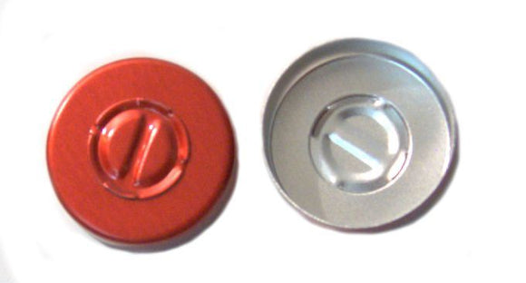 ALUM SEAL T/OUT 13MM REDTear-Out Style Unlined One