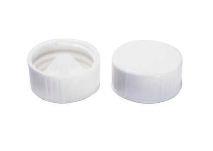 CAP,WHT UREA,SCINT VIAL,22-400White Urea Cone-Shap