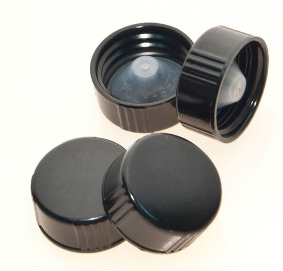 CAP,PHENOLIC,TAPERSEAL LINER,20-400Black Phenolic