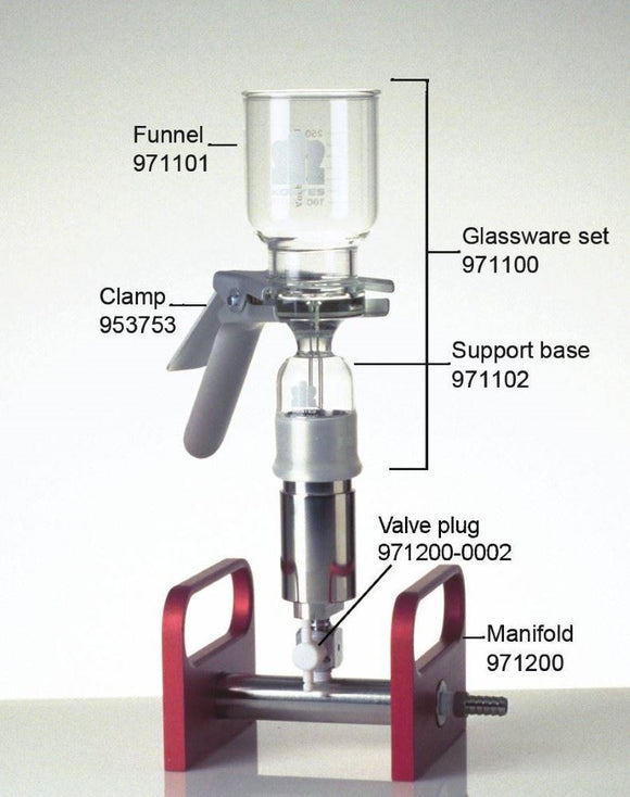 SPE GLASSWARE SET 47MM47 mm SPE Glassware Set Case