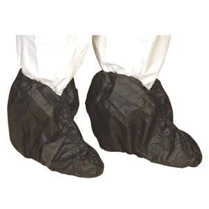 AquaTrak Ankle High Boot Covers, Black, Elastic Al