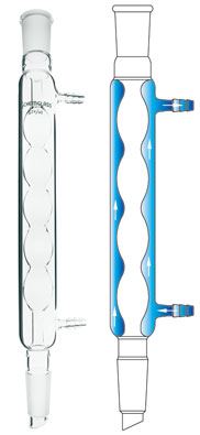 Condenser, Allihn, 380mm,