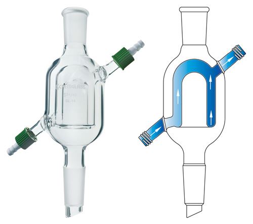 Condenser, Reflux, 215 x 64mm,