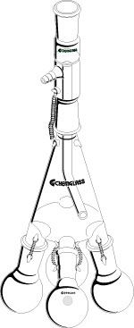 Distilling Receiver, 50mL,