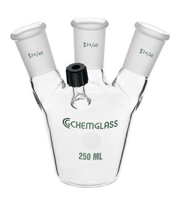 125ml 4nk flask, 14/20 necks