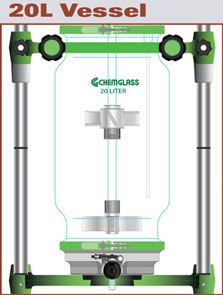 20L Process Filter Reactor, Unjacketed