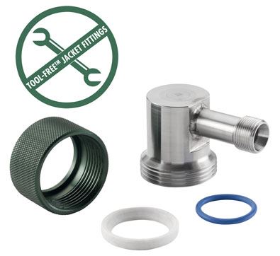 Adapter, Stainless Steel, 30mm