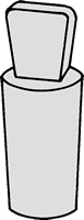 19/22 PTFE stopper
