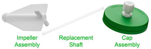 Replacement Glass Shaft, 9mm,