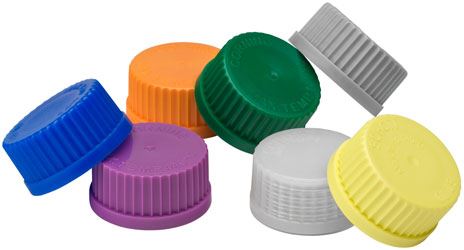 Cap, GL-45, Gray, Solid,