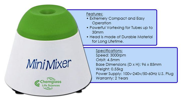 Vortex Mixer, Mini, Green,