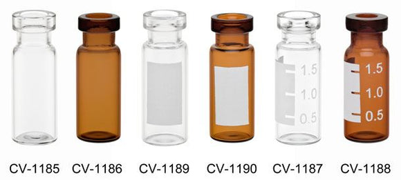 Vial, Large Opening Crimp Top,