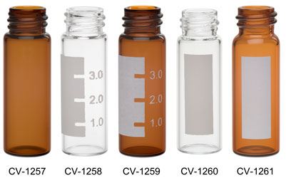 Vial, 4.0mL, Amber, 15x45mm,