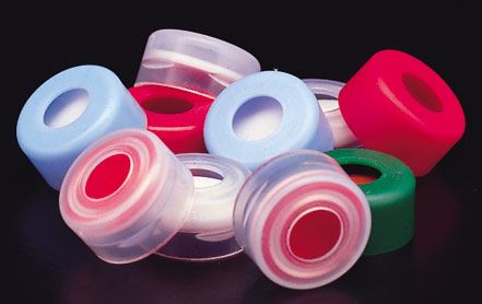 Chem Snap Cap, Clear, PTFE/Sil