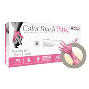 ColorTouch Pink PF Latex Exam X-Small