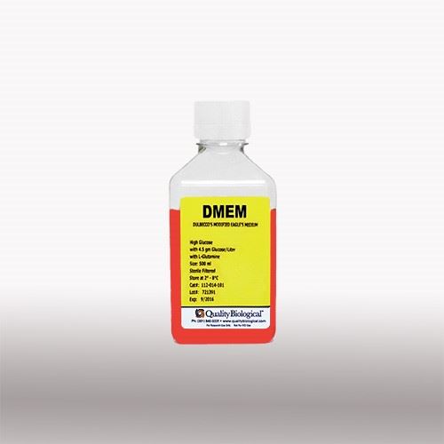 DMEM w/ L-Glutamine, (Dulbecco's Modified Eagle's