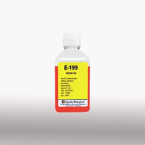 E199 w/o  L-Glutamine (Medium 199 w/ Earle's Salt)