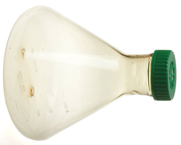 3L Fernbach Flask, Vent Cap, Plain Bottom, Sterile