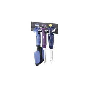 Universal shelf clip for three pipettes