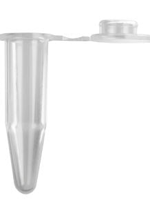 0.5mL Thin Wall PCR Tubes with Flat Cap, Clear, No