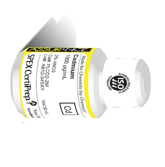 Cadmium, 1,000 ug/mL, for AA and ICP, 30 mL  (Addi