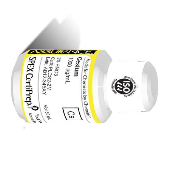 Cesium, 1,000 ug/mL, for AA and ICP, 30 mL  (Addit