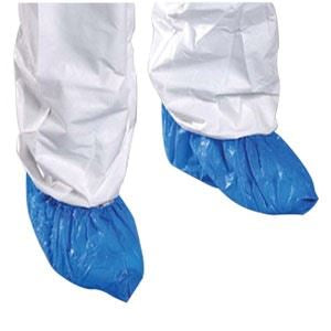 CPE Shoe Cover, Blue, Non-Conductive, All Film, Se