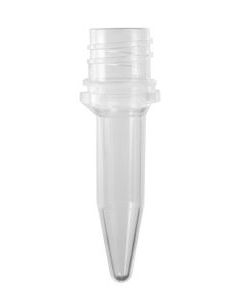 0.5mL Elongated Conical Screw Cap Tubes Only, Poly