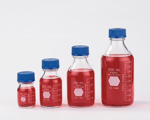 BOTTLE,GL45,BLU PP CAP,100MLGL 45 Media Bottles Ca